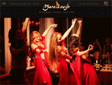 Tablet Screenshot of marooush.de